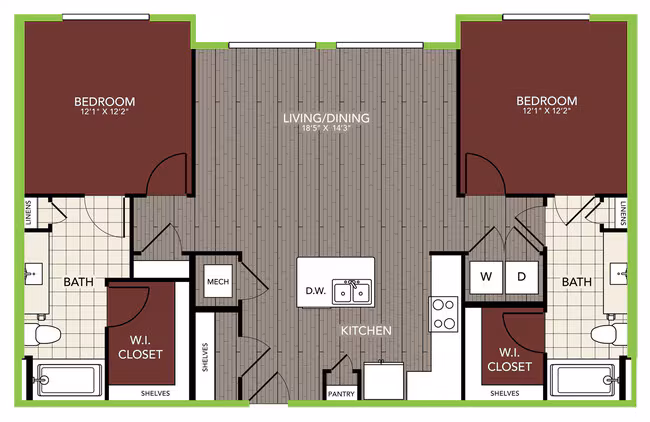 Unit 7208 7208 floor plan